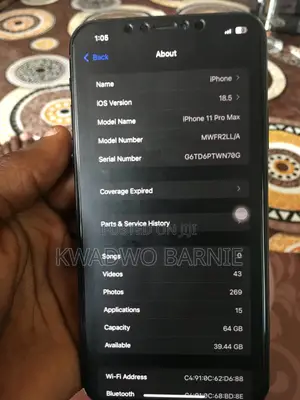 Apple iPhone 11 Pro Max 64 GB Gray