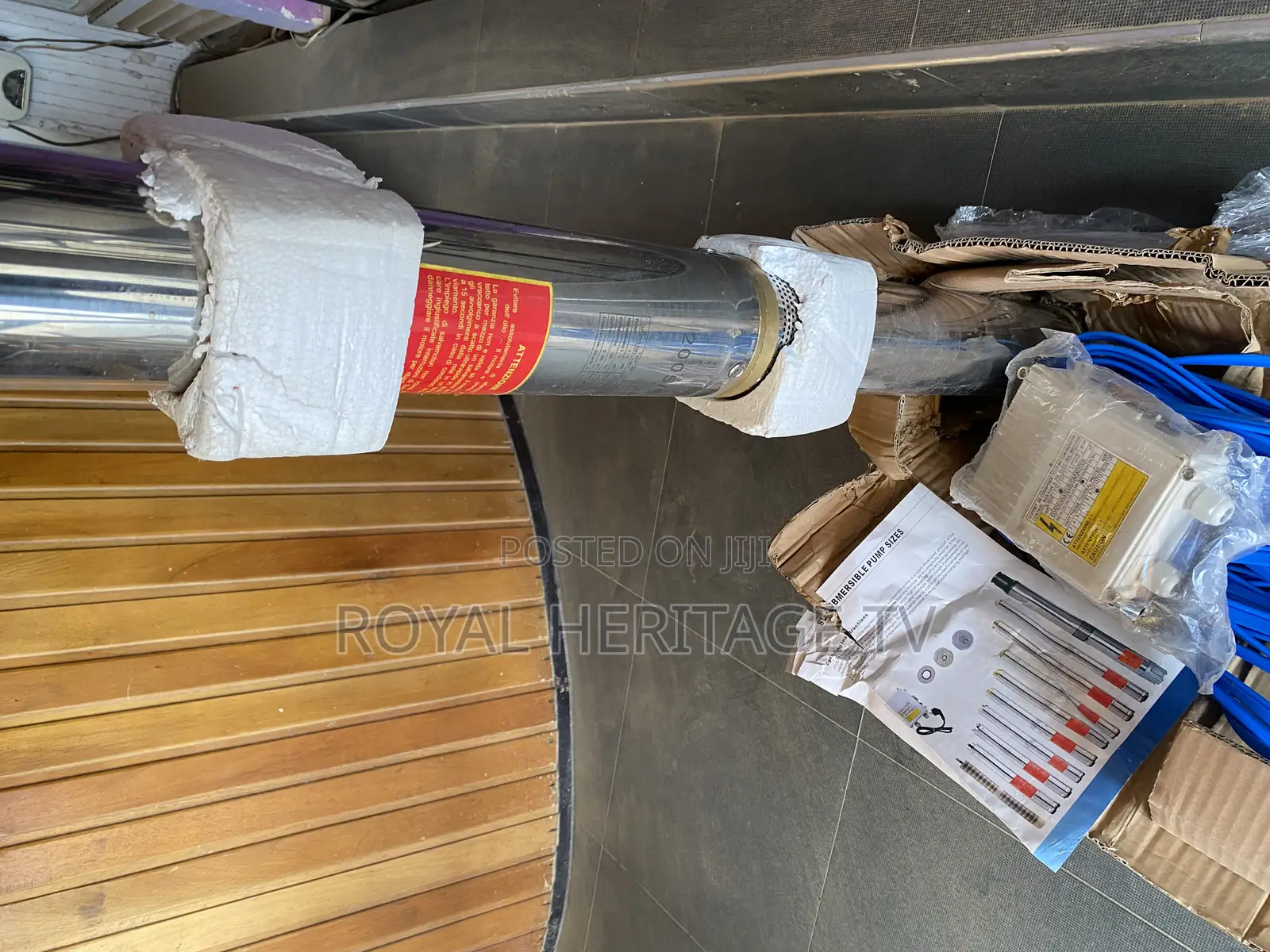 “4′′ Borehole Submersible Pump – 1.5hp / 220v (Durable Water Pump)”