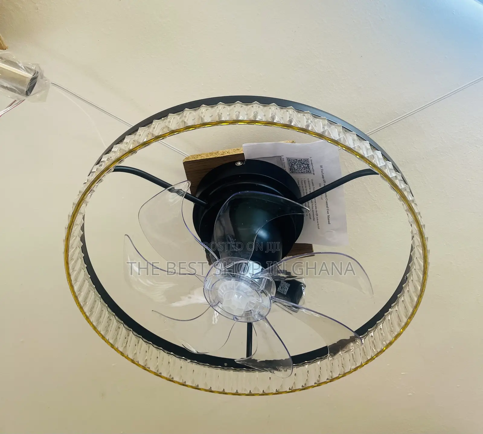 Dc Inventor Ceiling Fan With Light Made in Uk Available for Sale