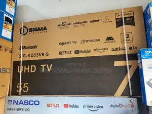 Sigma 55" Smart Android Frameless Led Tv| Bluetooth|Voice-control|2026