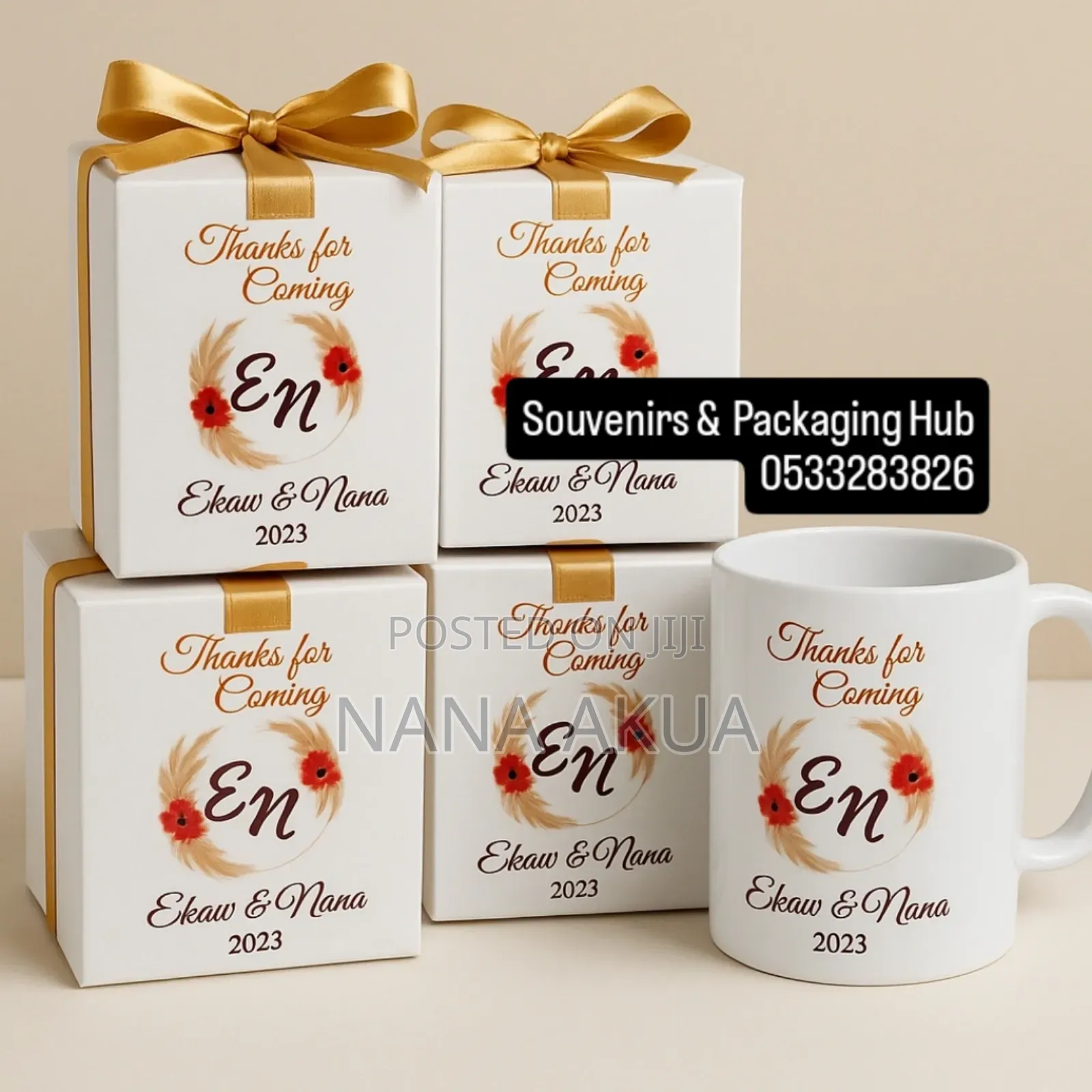Customized Mug With Box as Souvenir