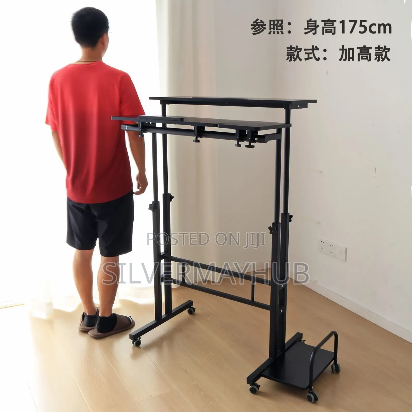 Sit And Stand Adjustable Desk