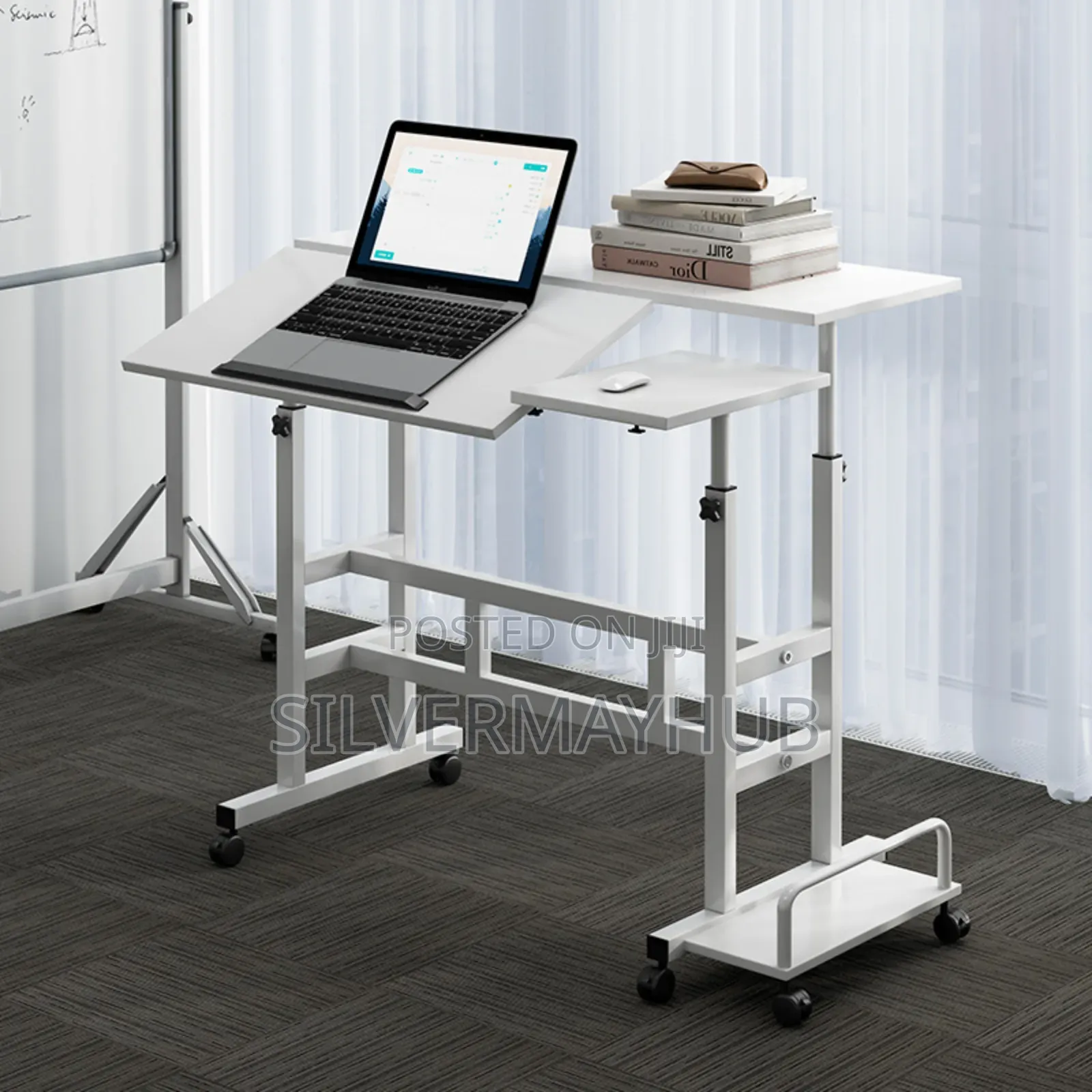 Sit And Stand Adjustable Desk