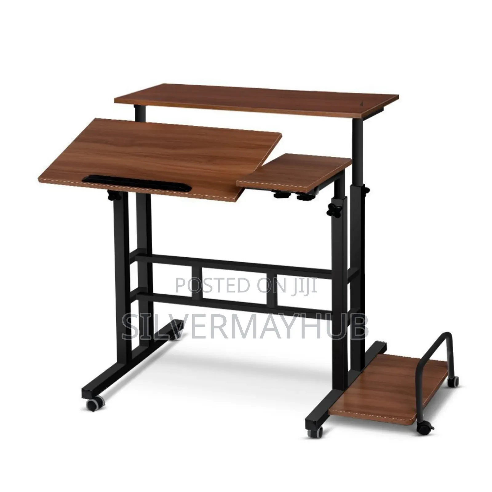 Sit And Stand Adjustable Desk