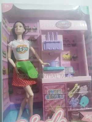 Kitchen Set With Barbie Doll