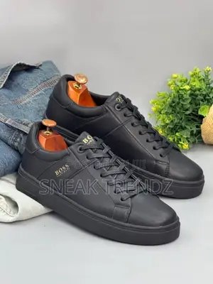 Hugo Boss Leather Black