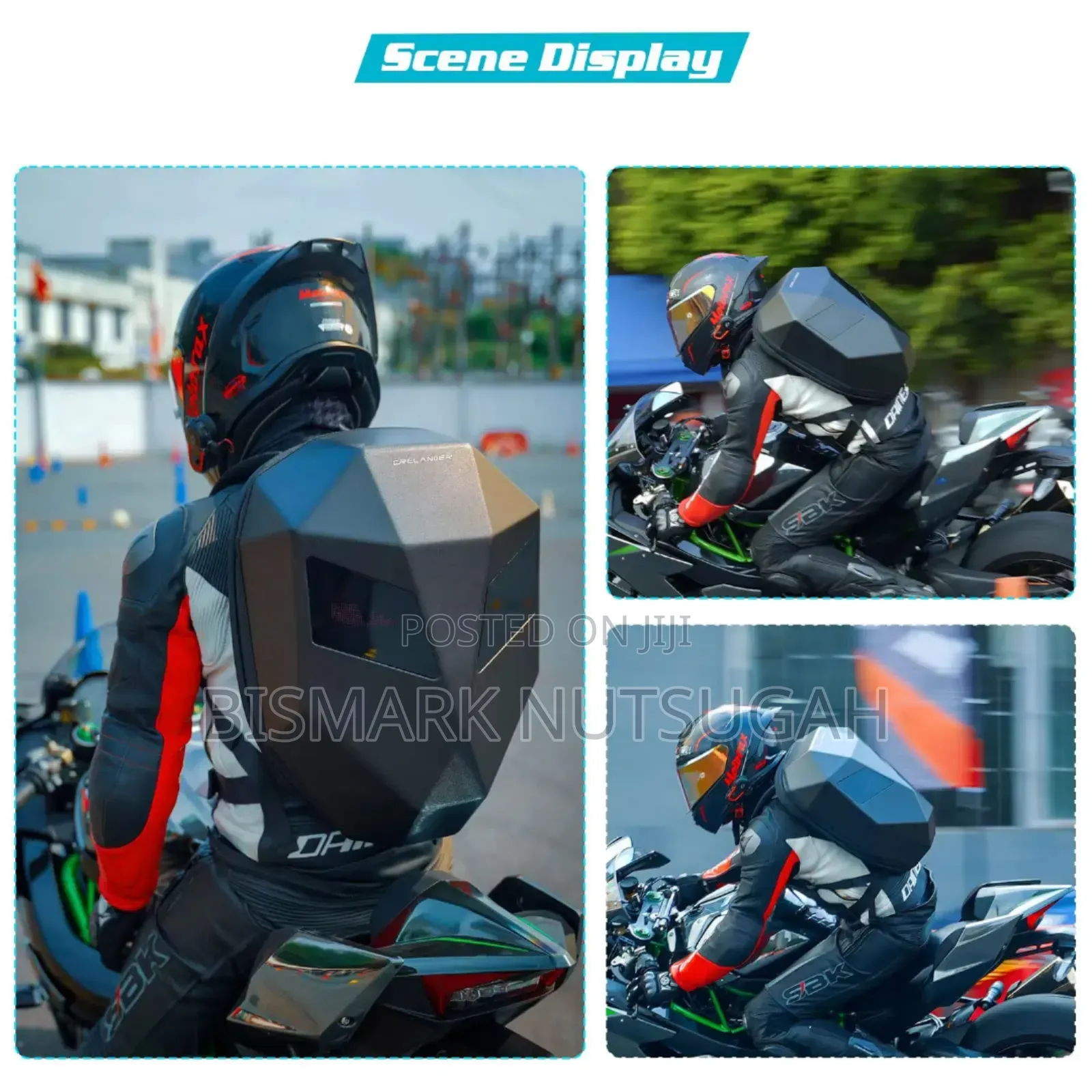 Motorcycle Led Backpack