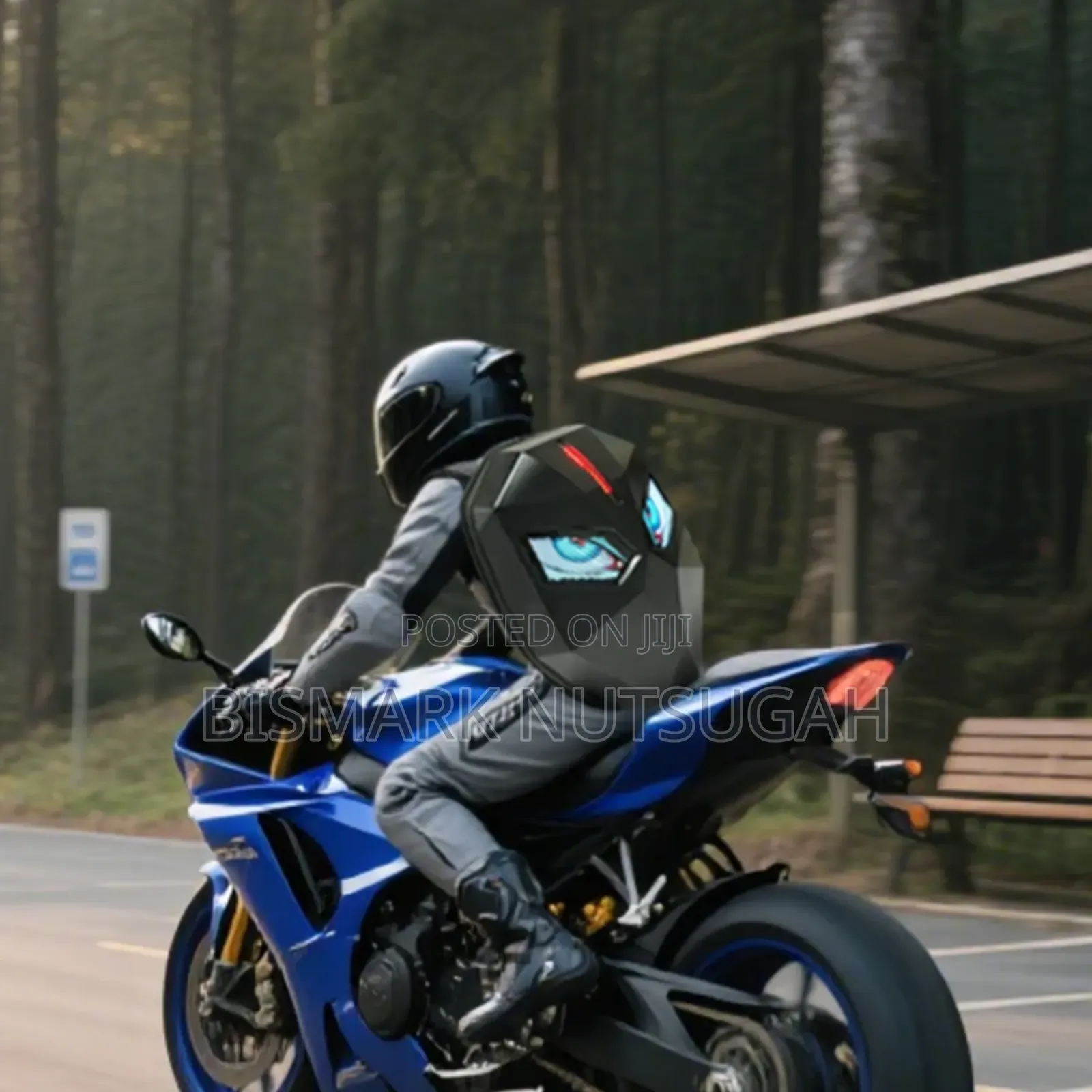 Motorcycle Led Backpack