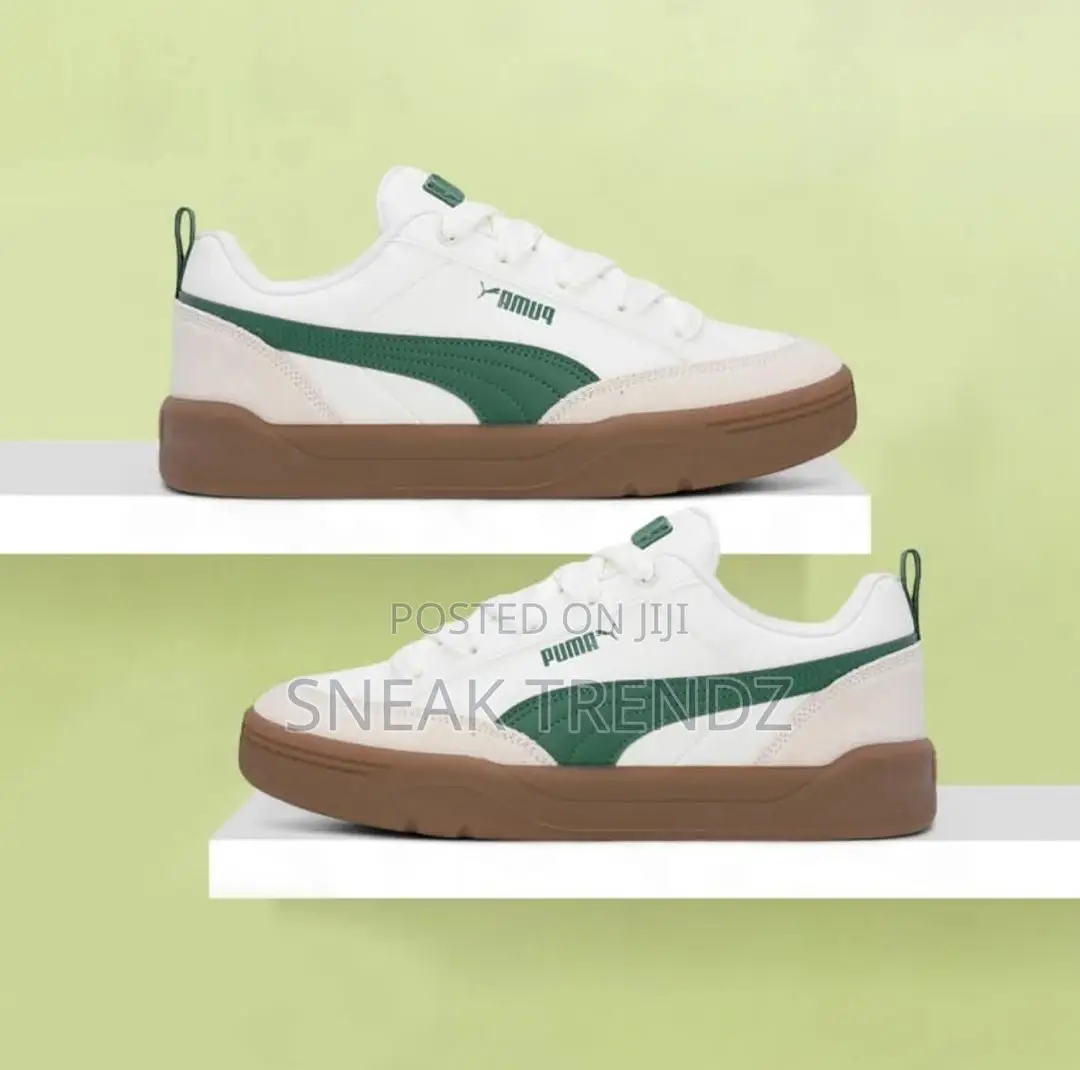 Puma Og Trainers White Green
