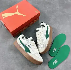 Puma Og Trainers White Green
