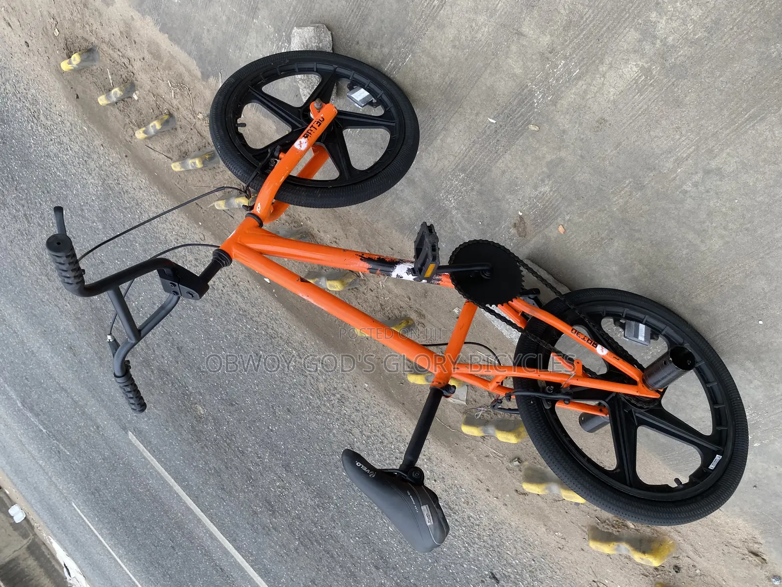 Orange Perfect BMX