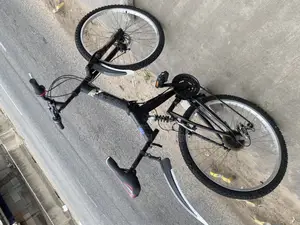 Spring Folding Bike Black
