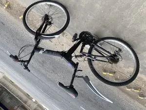 Spring Folding Bike Black