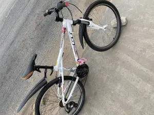 Boys Sports Bike White