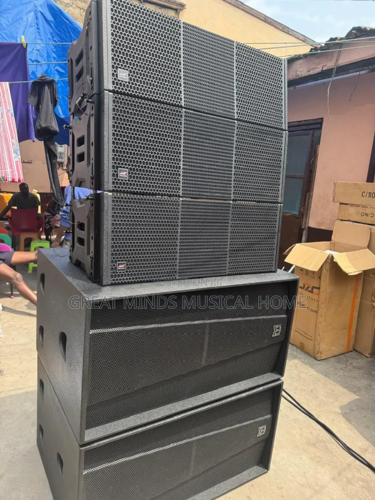 A Pair of Martin Audio Bass Speaker and Jac 12inches Line Array SPK