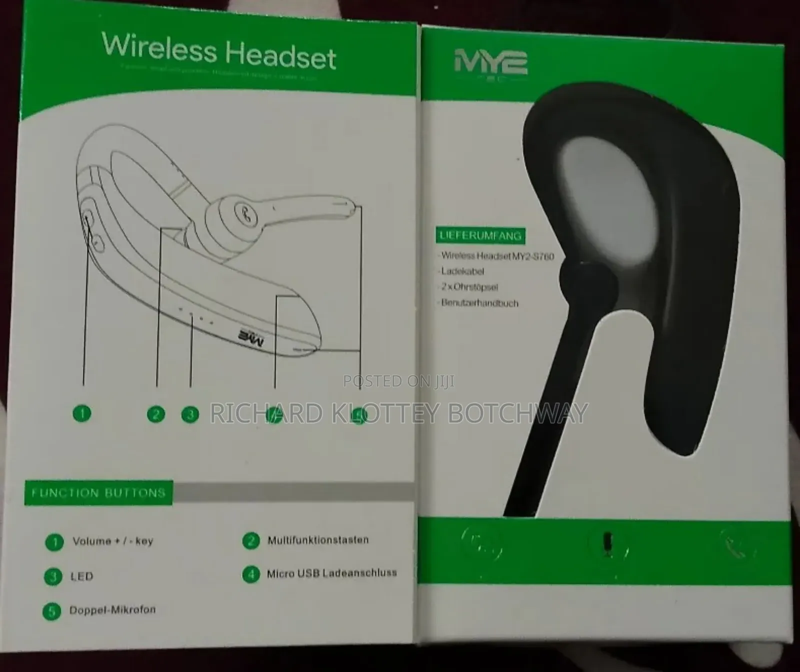 My2-Tec Wireless Headset