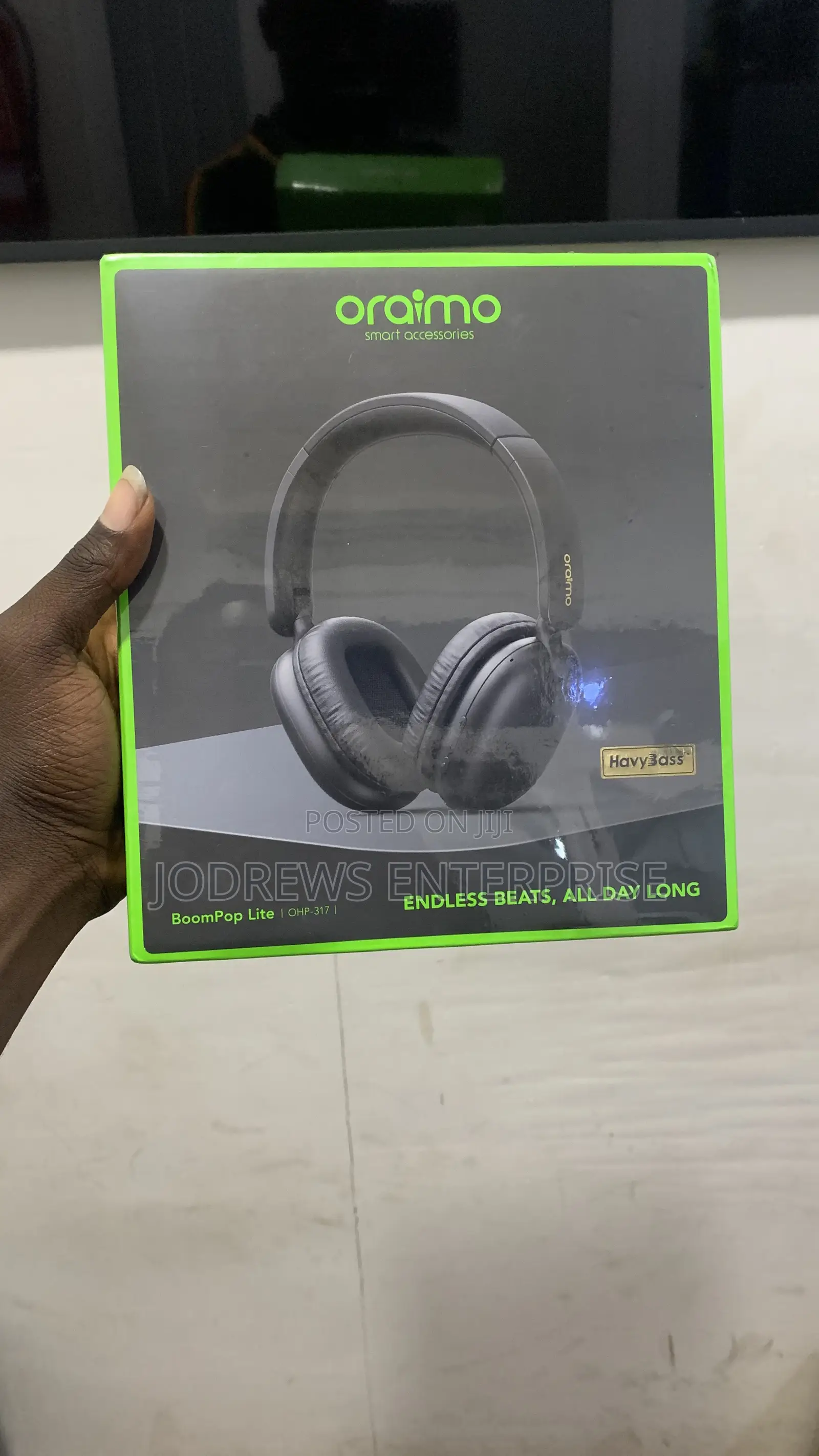 Oraimo Boompop Lite Enc Over-Ear Wireless Headphone