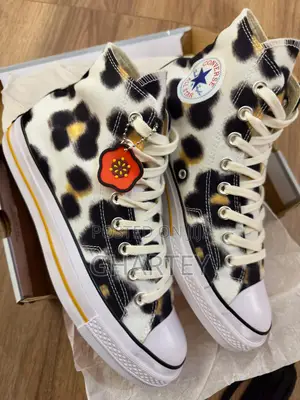 Original Kenzo Converse All Stars High Top Sneakers