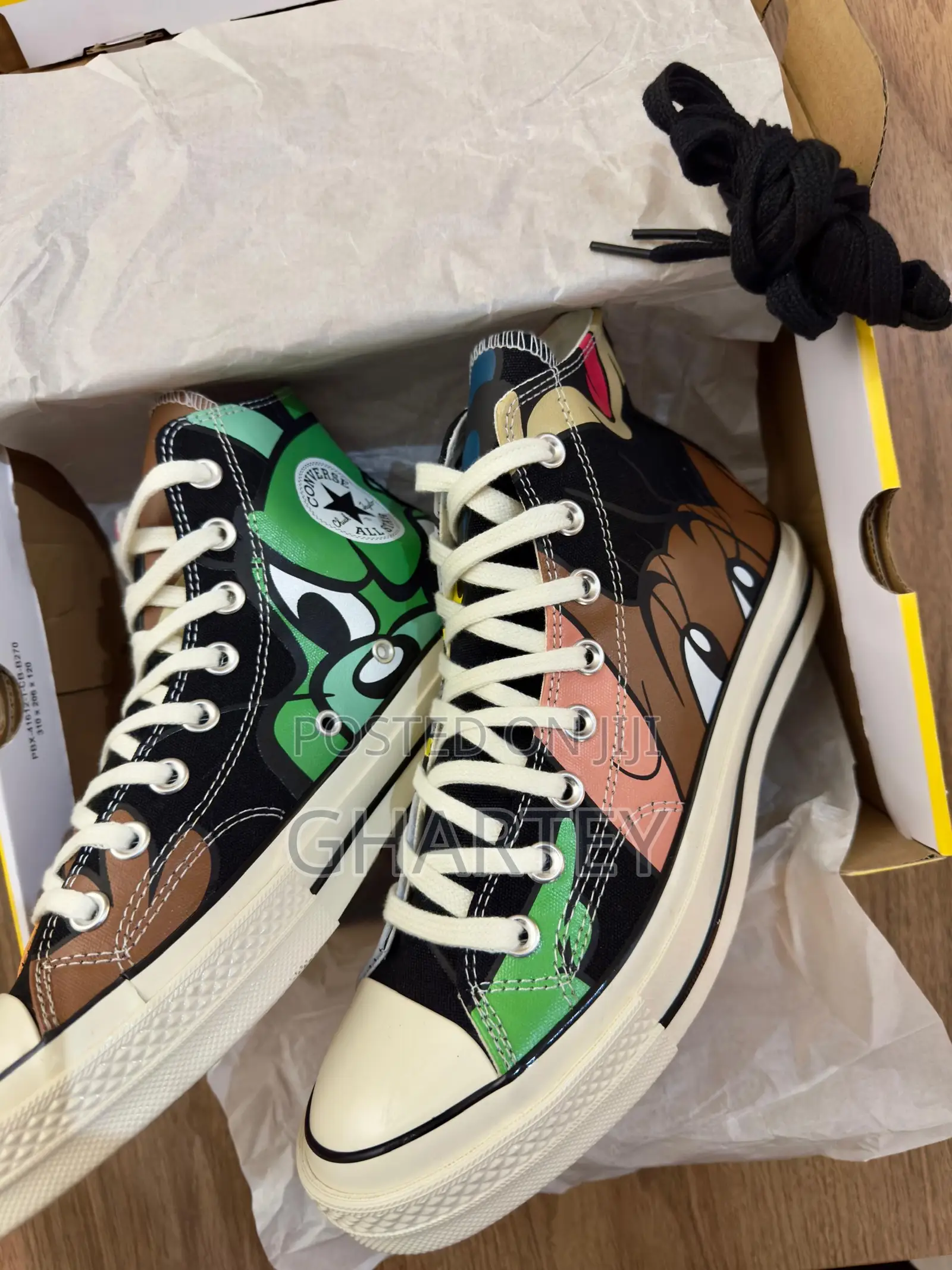 Tom And Jerry Collab: 85 Years Of Chaos Converse High Tops