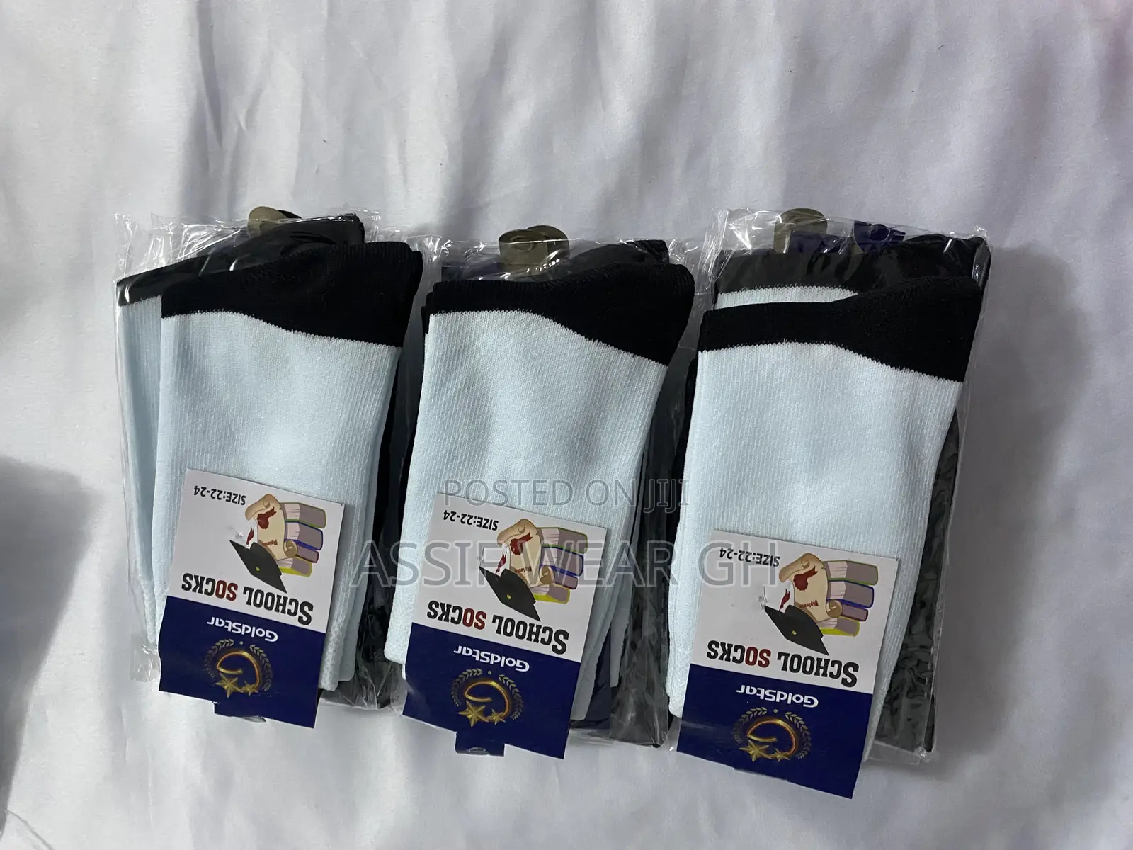 White Kids Socks