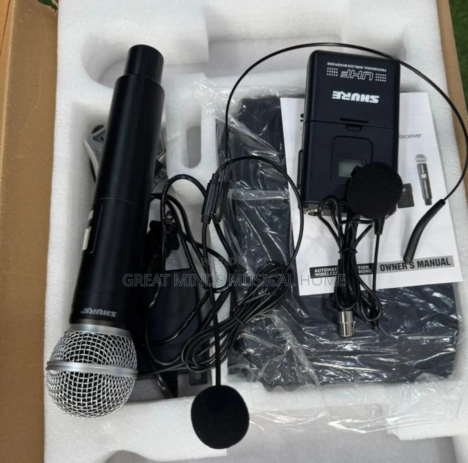 3 in 1 Shure Glxd4 Lapel Microphone