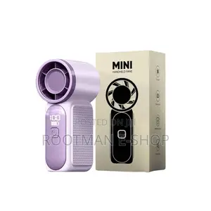 Handheld Mini Fan Portable Fans 100 Wind Speed And Display Screen
