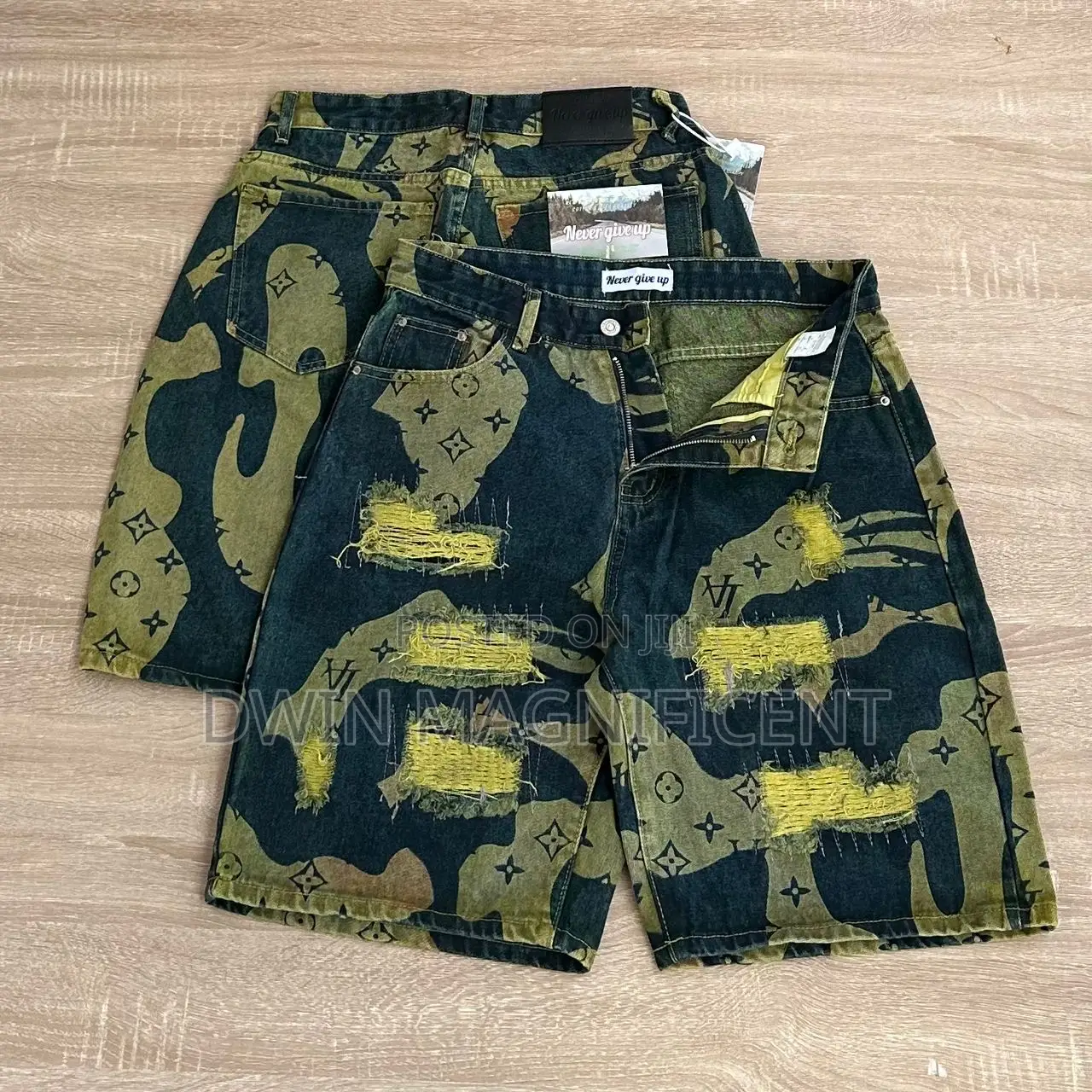 Heavy Designer Jeans Shorts
