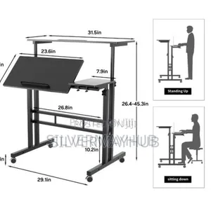 Sit And Stand Adjustable Desk