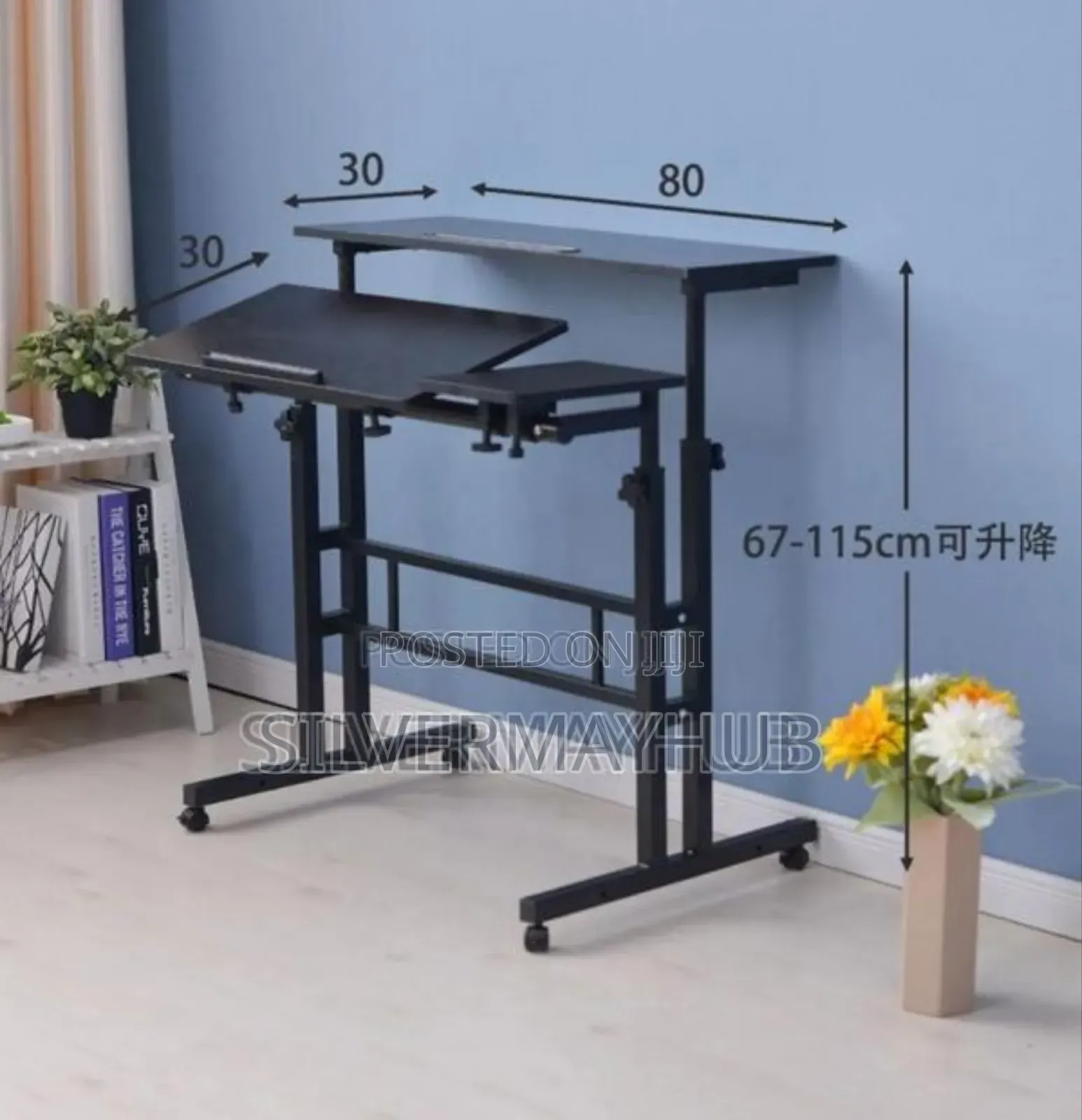 Sit And Stand Adjustable Desk