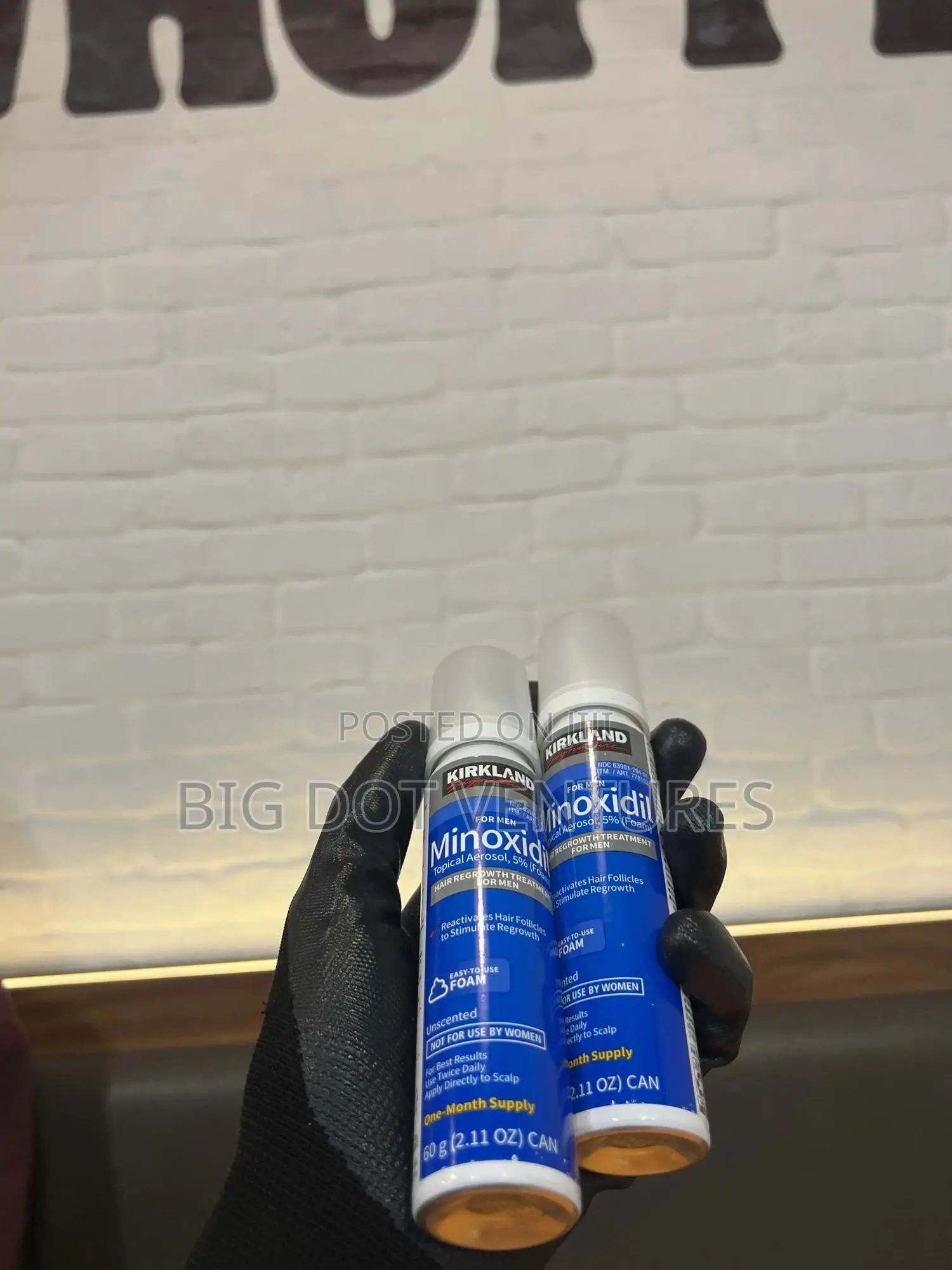 Original Kirkland Minoxidil Foam (Made in Usa) Available