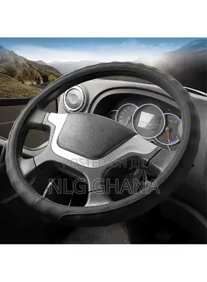 15.7" Truck Steering Wheel Cover Anti-Slip Leather. Tvx23729