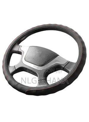 15.7" Truck Steering Wheel Cover Anti-Slip Leather. Tvx23729