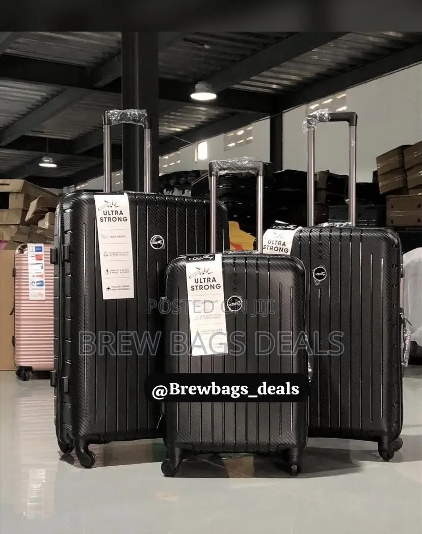 Quality 3set Silver Jony Fiber Anticrack Traveling Bag