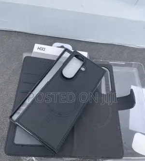 Fold 7/6. 2 In1 Wireless Leather Flip Case, With Front Glass Protector