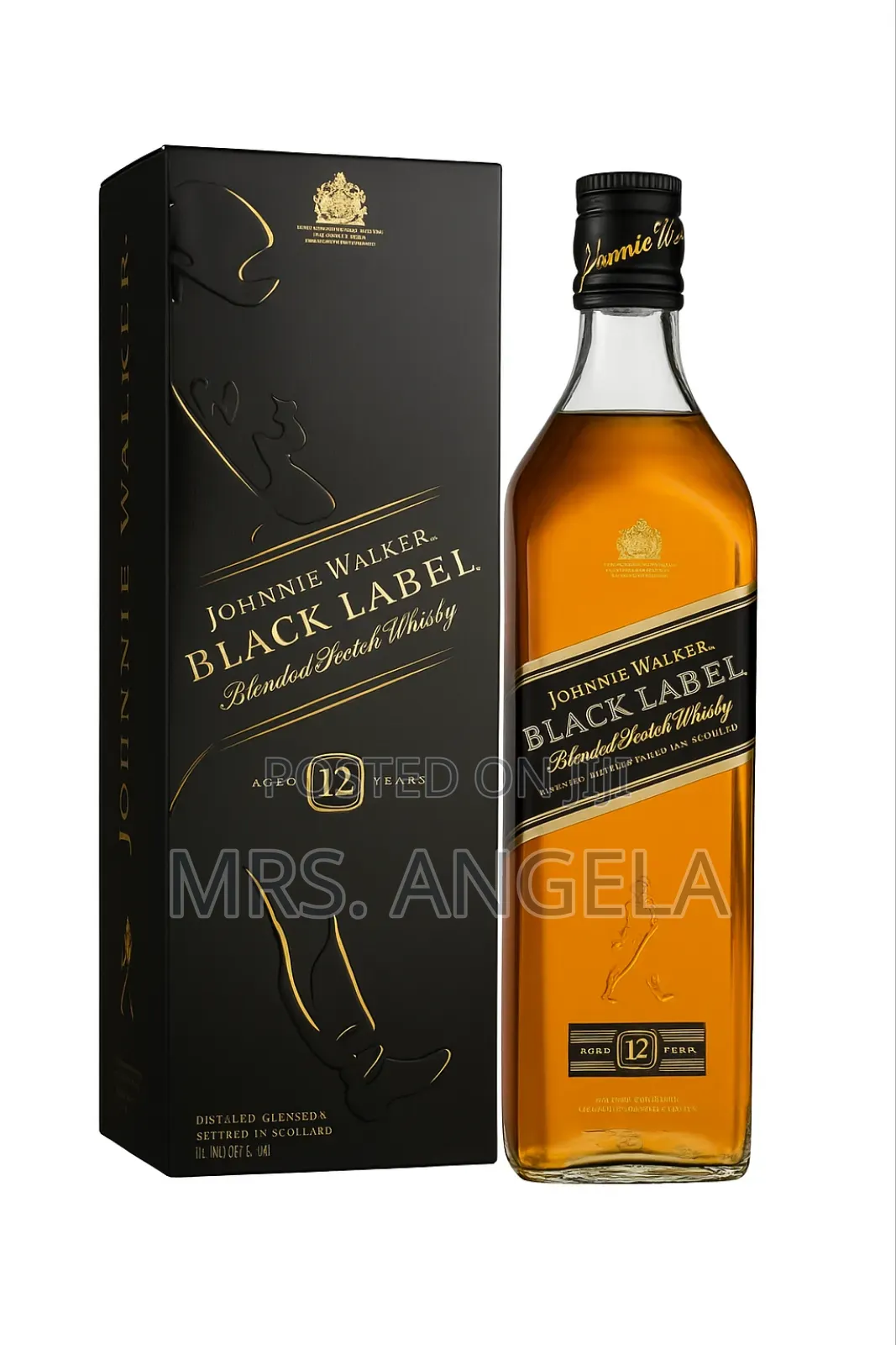 Johnnie Walker Black Label Blended Scotch Whisky – 12 Years Old