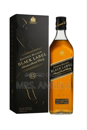 Johnnie Walker Black Label Blended Scotch Whisky – 12 Years Old