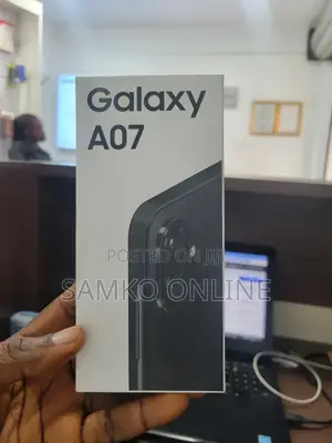 New Samsung Galaxy A07 4G 64 GB Black