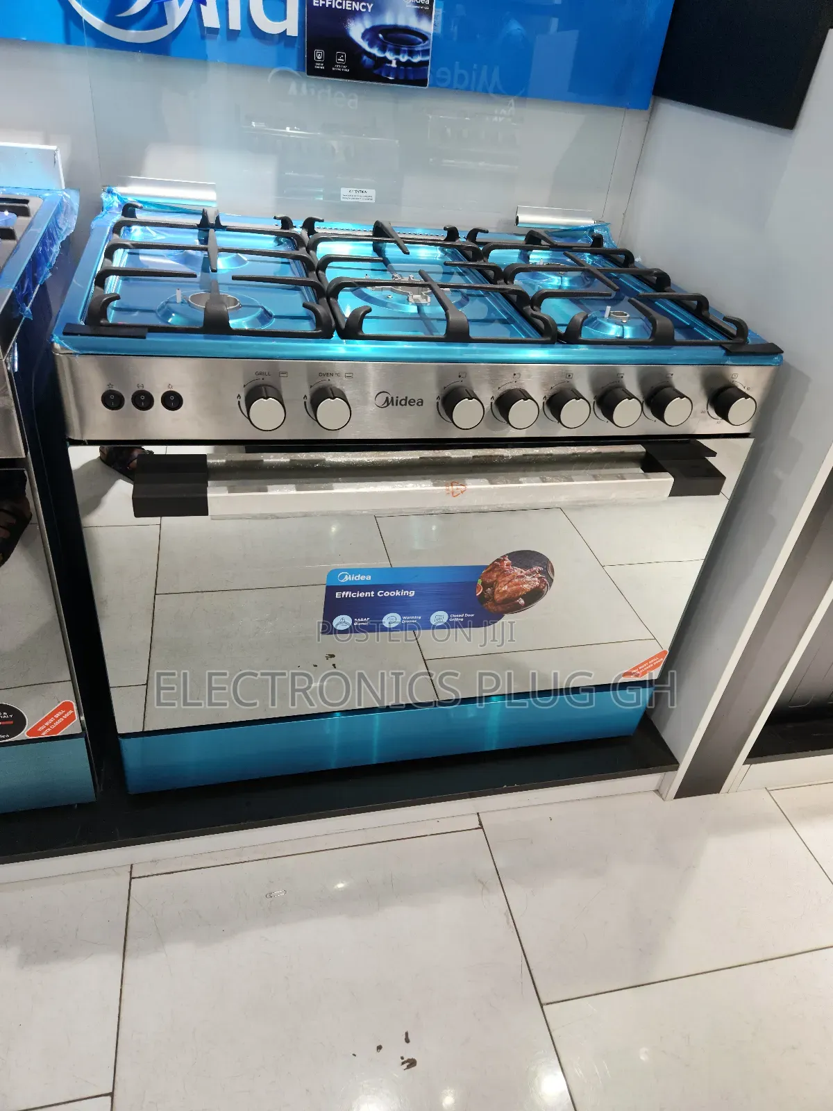 Midea 5 Burners 90×60 Gas Cooker