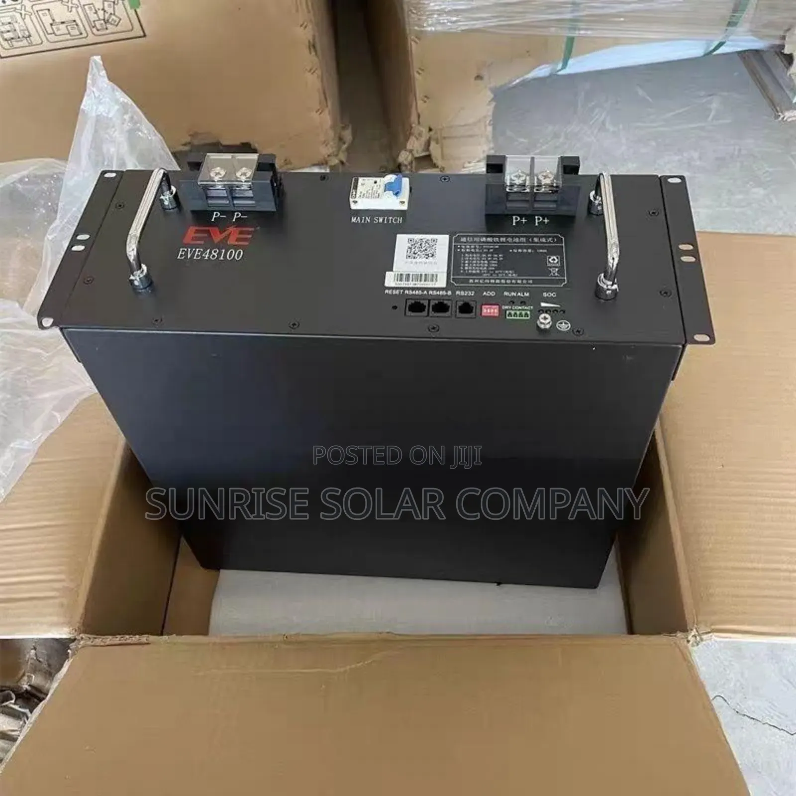 Solar Lithium 100ah Battery 51.2v Eve