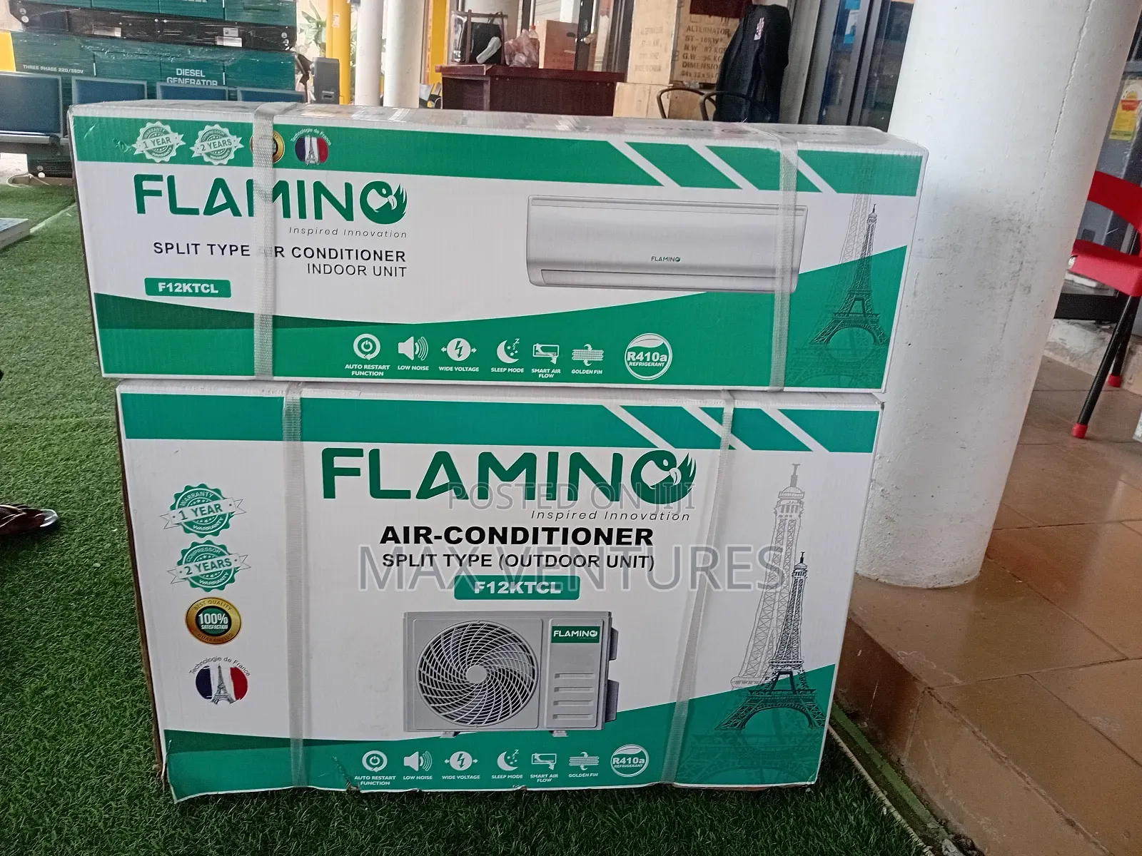 Inspired Innovation Flamino 1.5hp Split Outdoor and Indoor Unit
