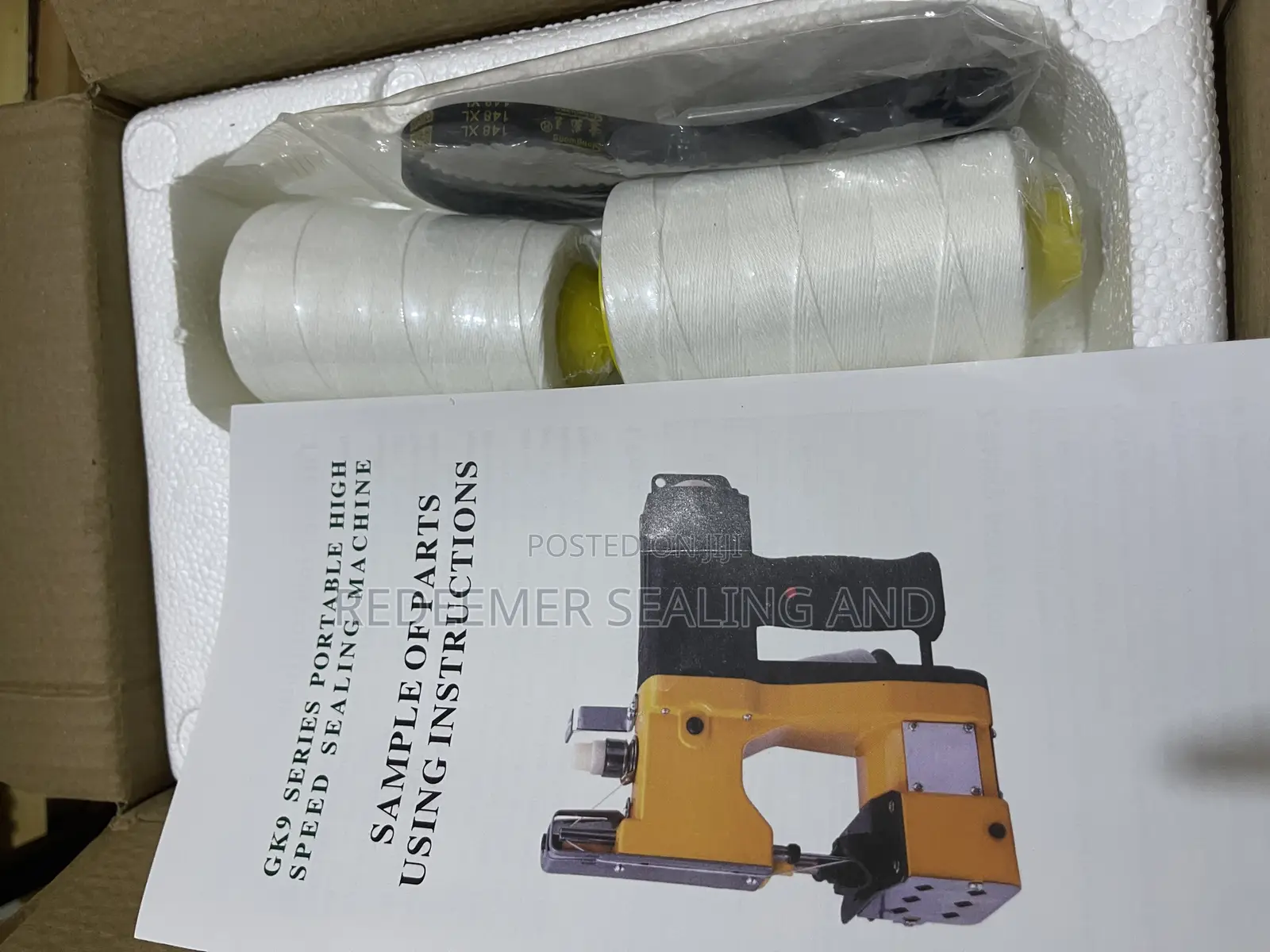Portable Sack Sewing / Closing Machine + 2pcs Gift Thread