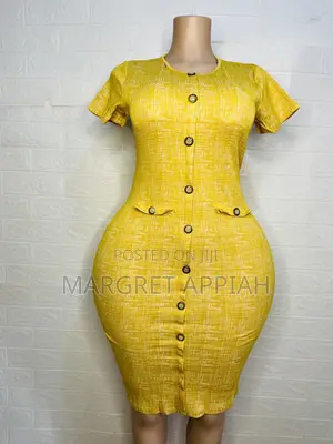 Elegant Grid Pattern Dress