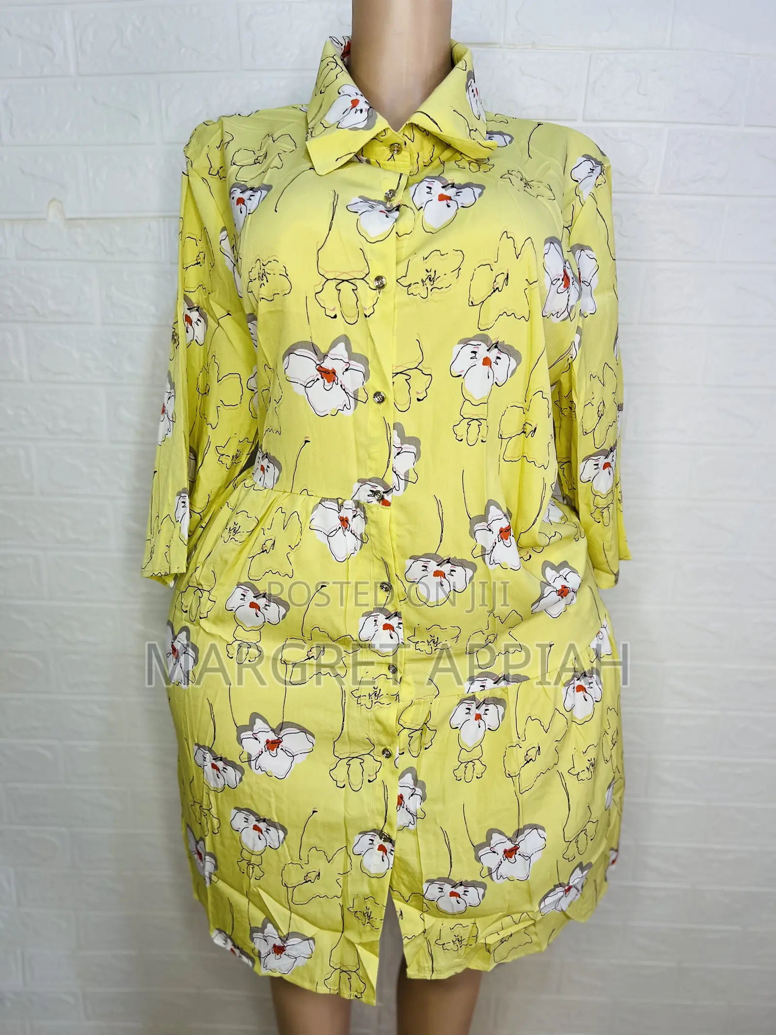 Floral Shirt Dress