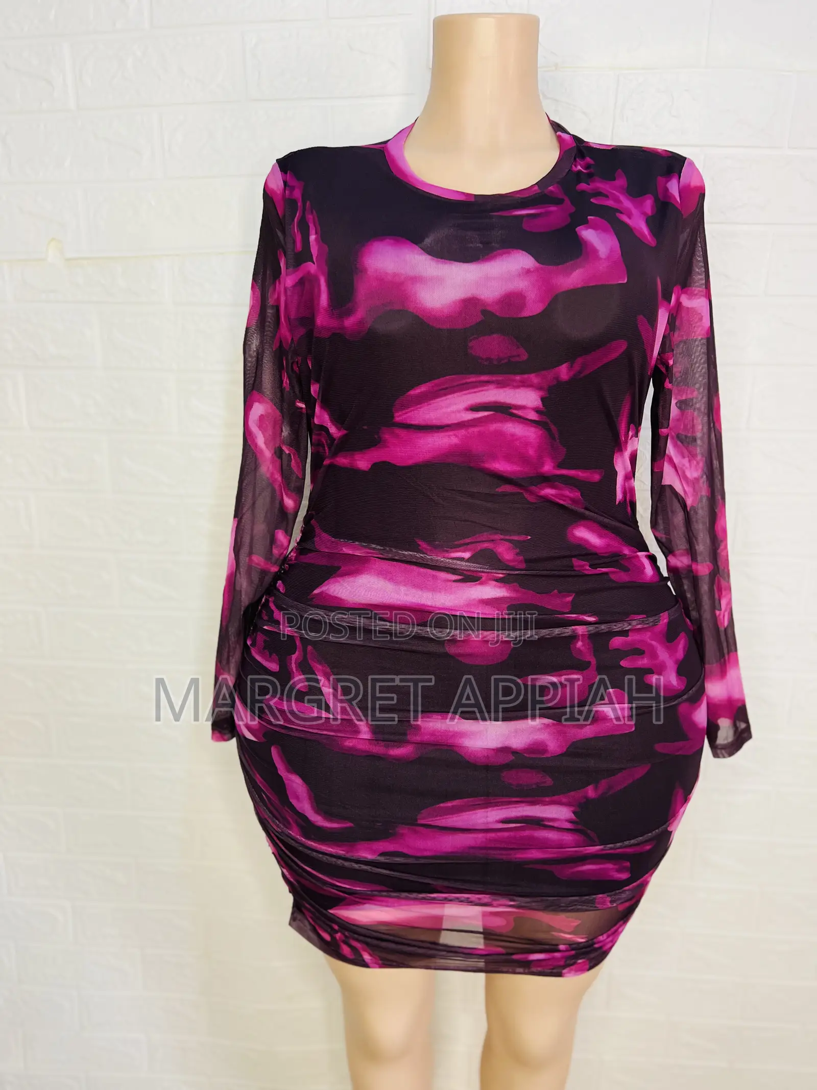 Mesh Mini Dress