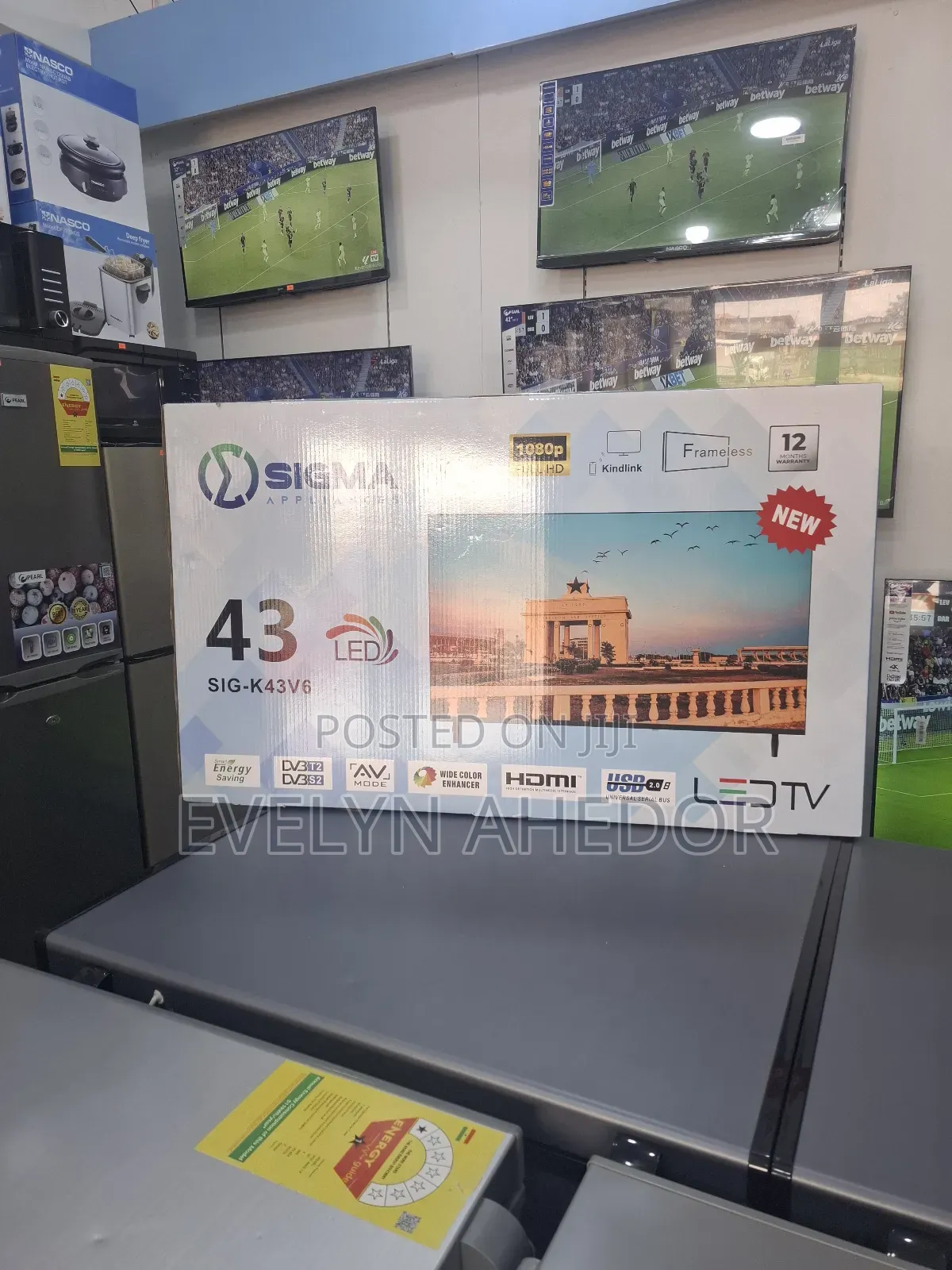 Wide Colour Enchancer of Sigma 43 Inches Digital Satellite Tv Availabl