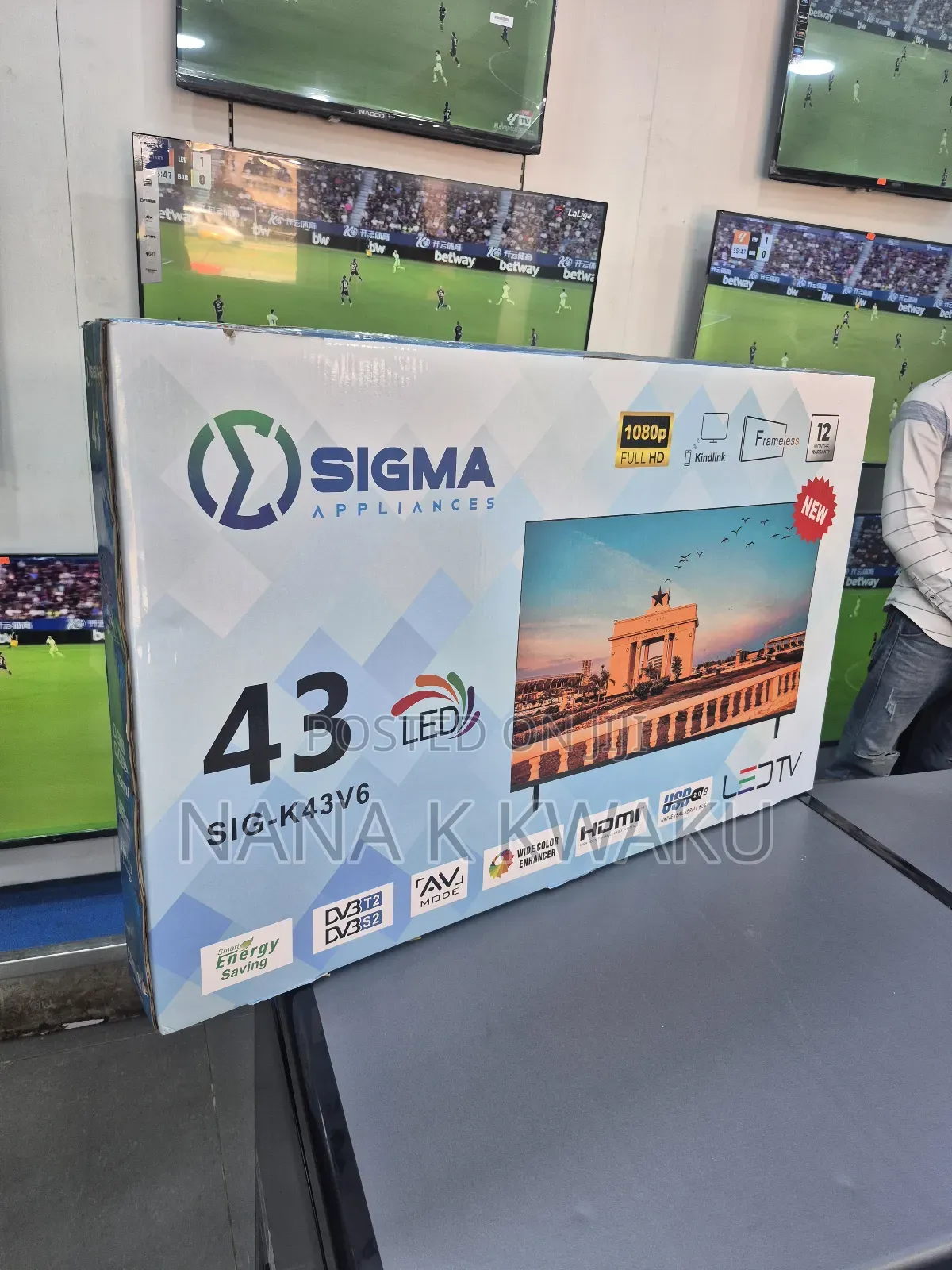 Dynamic Colour Sigma 43inches Digital Tv