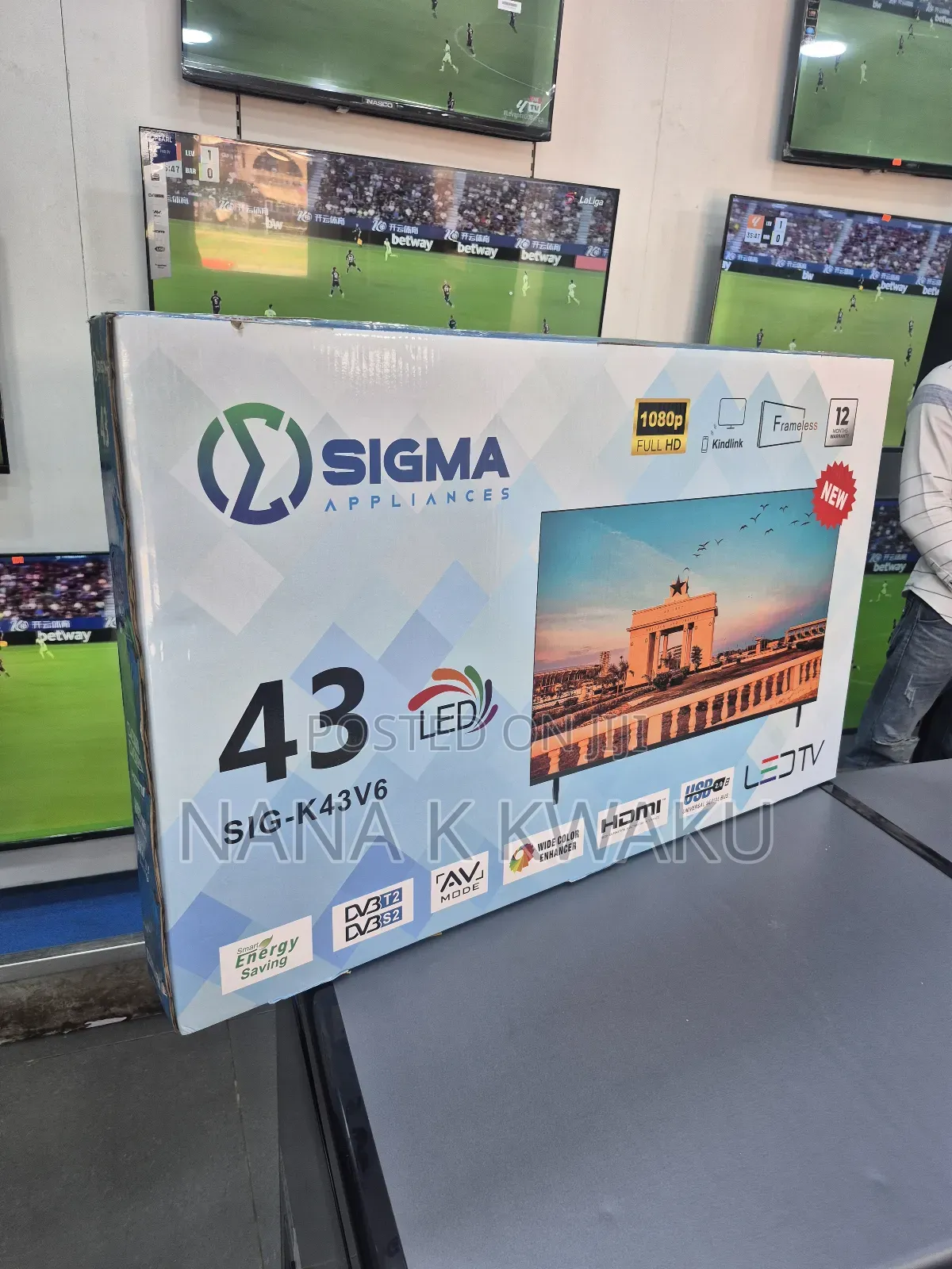 Dynamic Colour Sigma 43inches Digital Tv