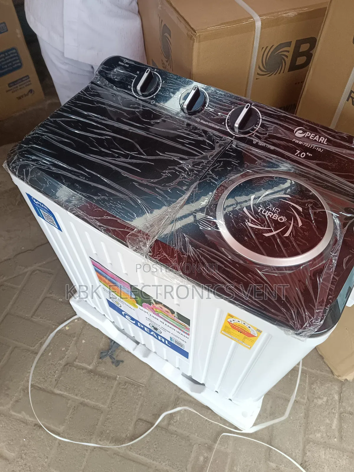 Pearl 7kg Twin Tub Washing Machine