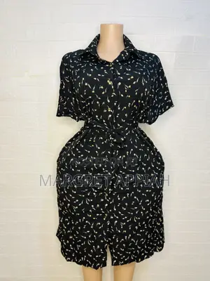 Nice Pattern Shirt Dress
