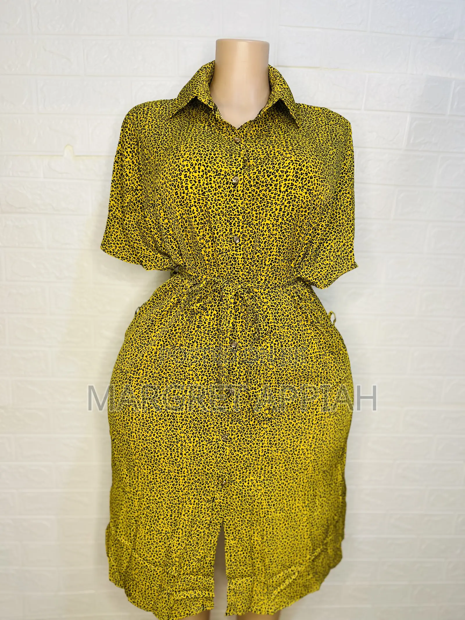 Nice Pattern Shirt Dress